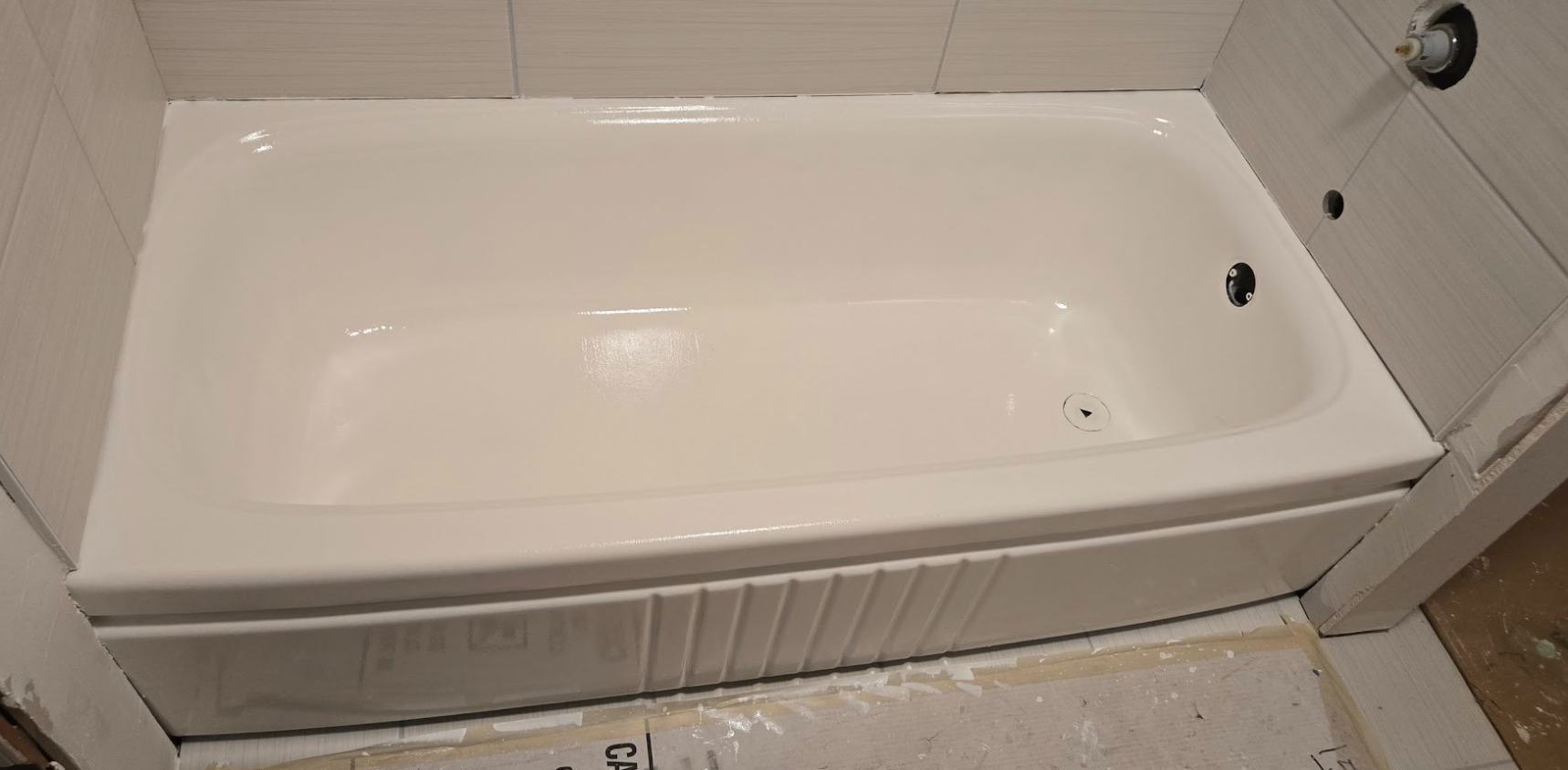 reglazed bathtub